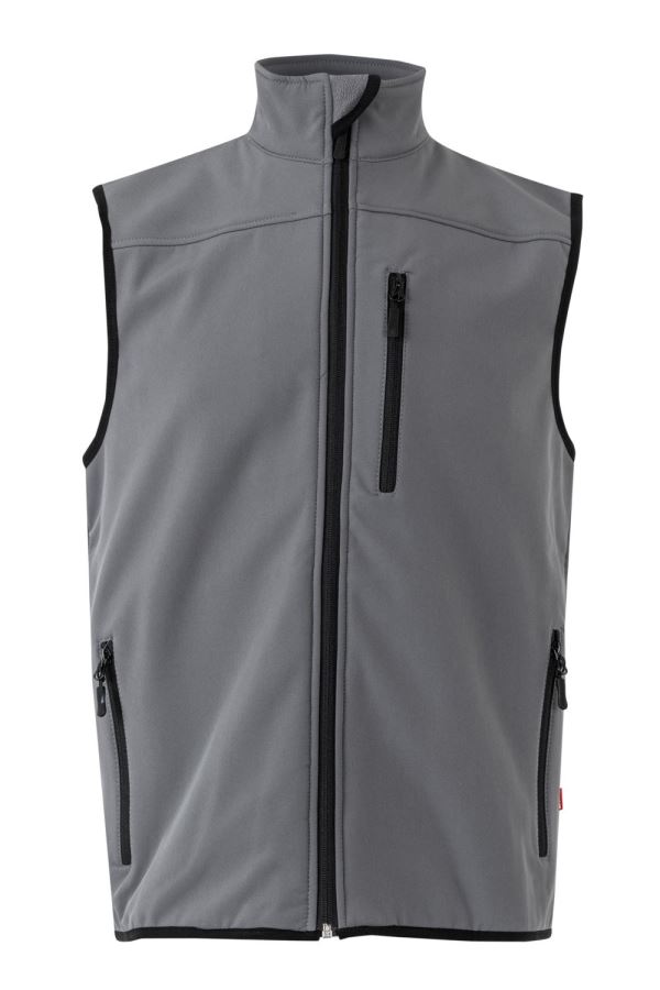 Colete Softshell C/3 Bolsos  Cor Cinza Cris 