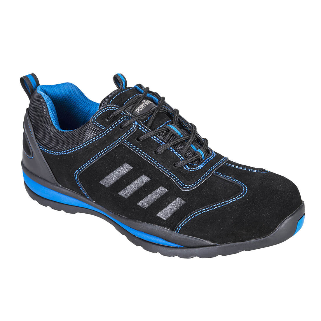 Sapato de Proteção lusum steellite-Preto/Azul S1P HRO