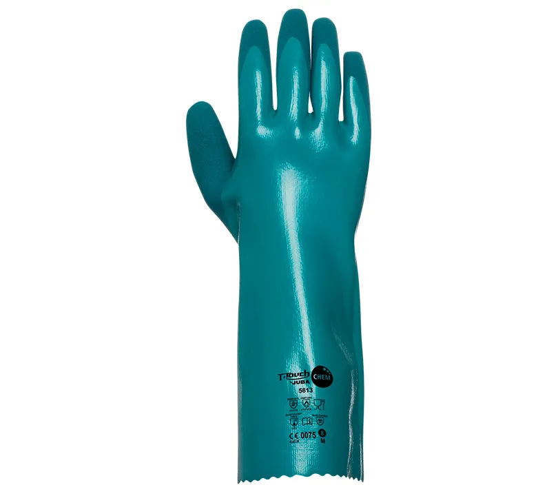Luva T-TOUCH CHEM C/Revestimento Bipolimero (Nitrilo + PU)