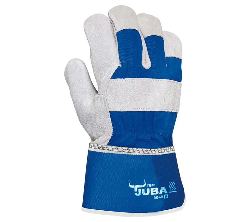 Luvas Americanas Serragem Lona Azul