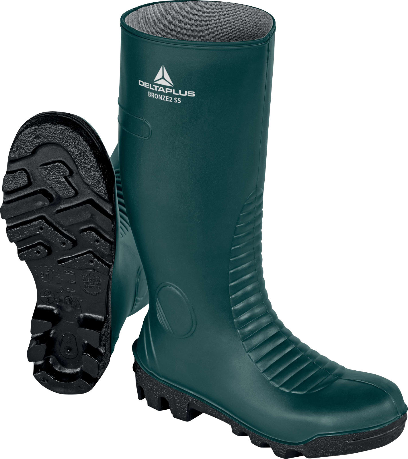  Bota de Água C/Protecção Verde em PVC - S5 SRA