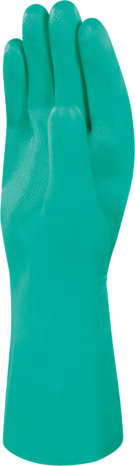 Luvas Nitrilo Flocado Verde 33cm