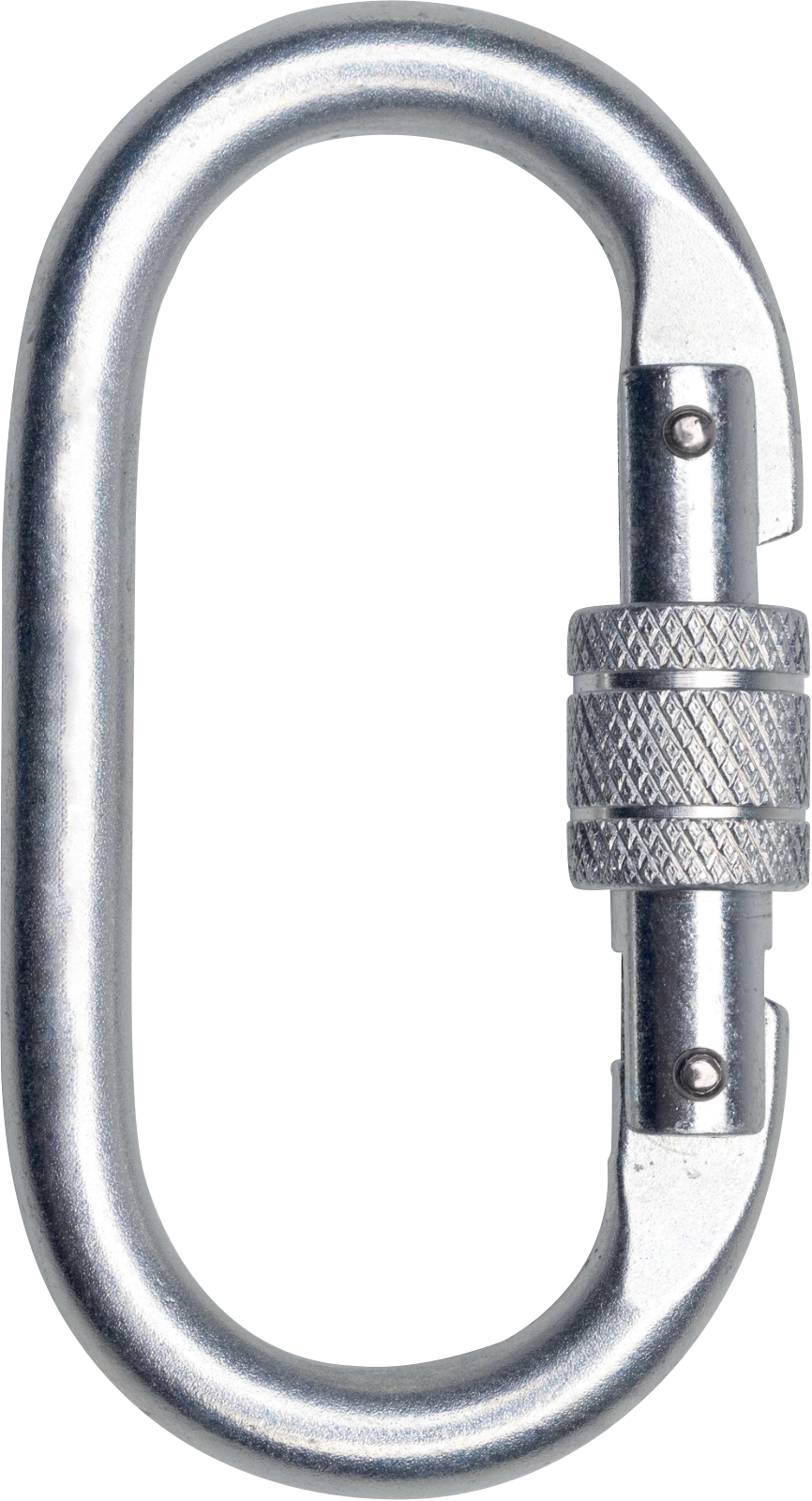 Mosquetão C/ Bloqueio Por Parafuso Aço Galvanizado Abert.17mm 23Kn ( Unidade )