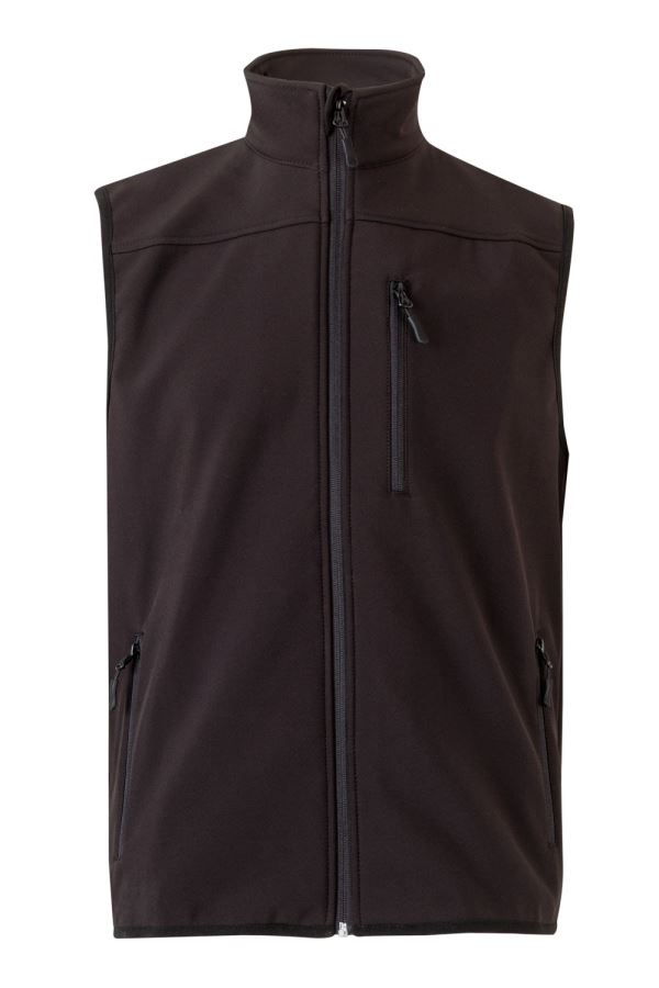 Colete Softshell C/3 Bolsos Cor Preto 