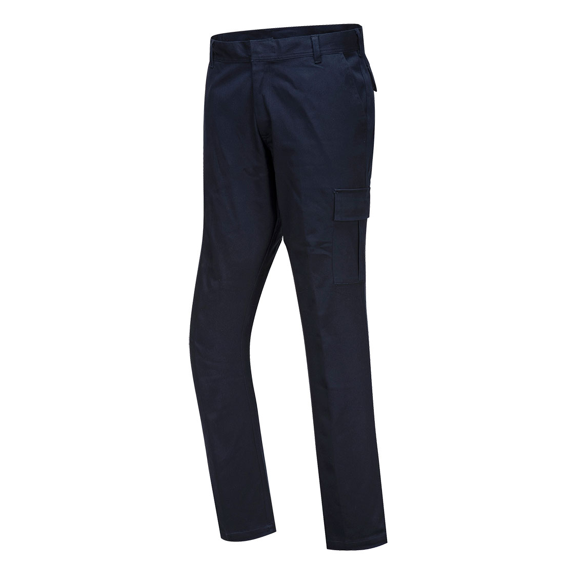 Calça Combat Elástica Slim Cor Dark Navy
