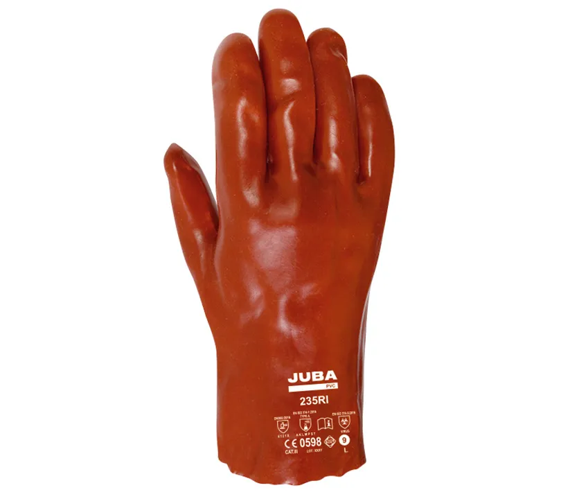 Luva Química Vermelha 35 CM Tº9