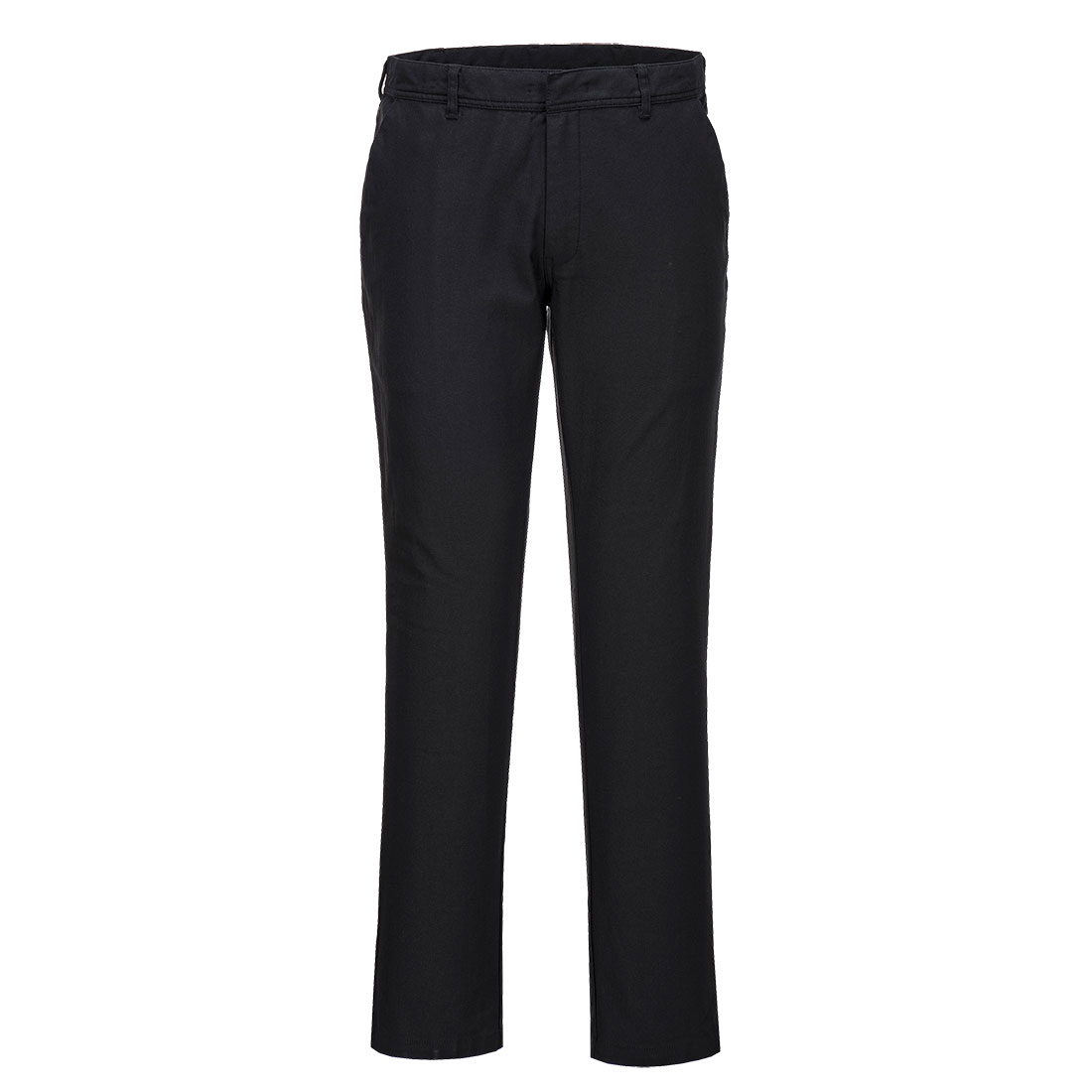 Calça chino Elástica Slim Preto