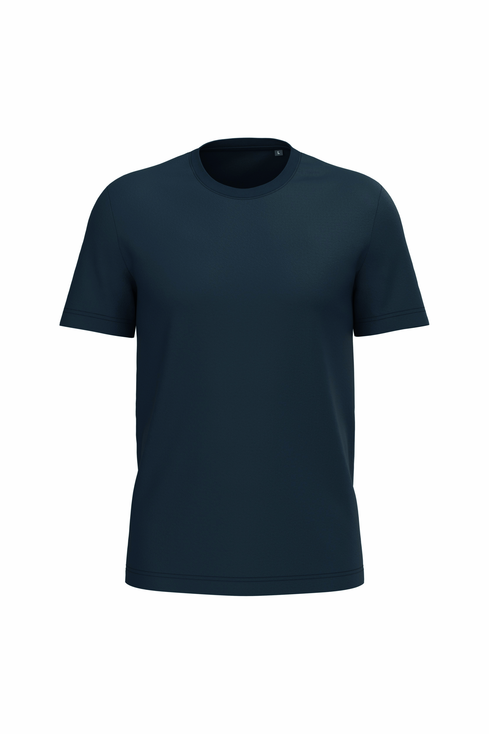 T-shirt Decote Redondo Azul Marinho
