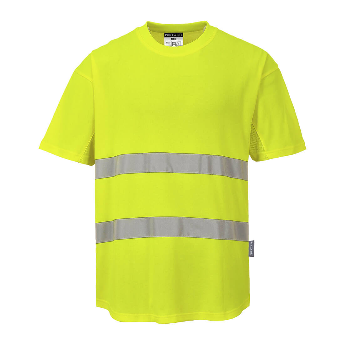T-shirt -Mesh Ventilada /C Alta Visibilidade Amarelo 175Grs.