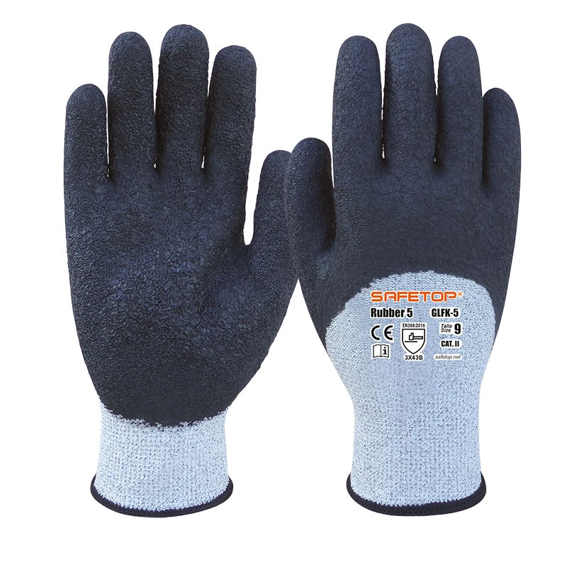 Luva RUBBER Anti-corte Nivel 5 em Grip Látex