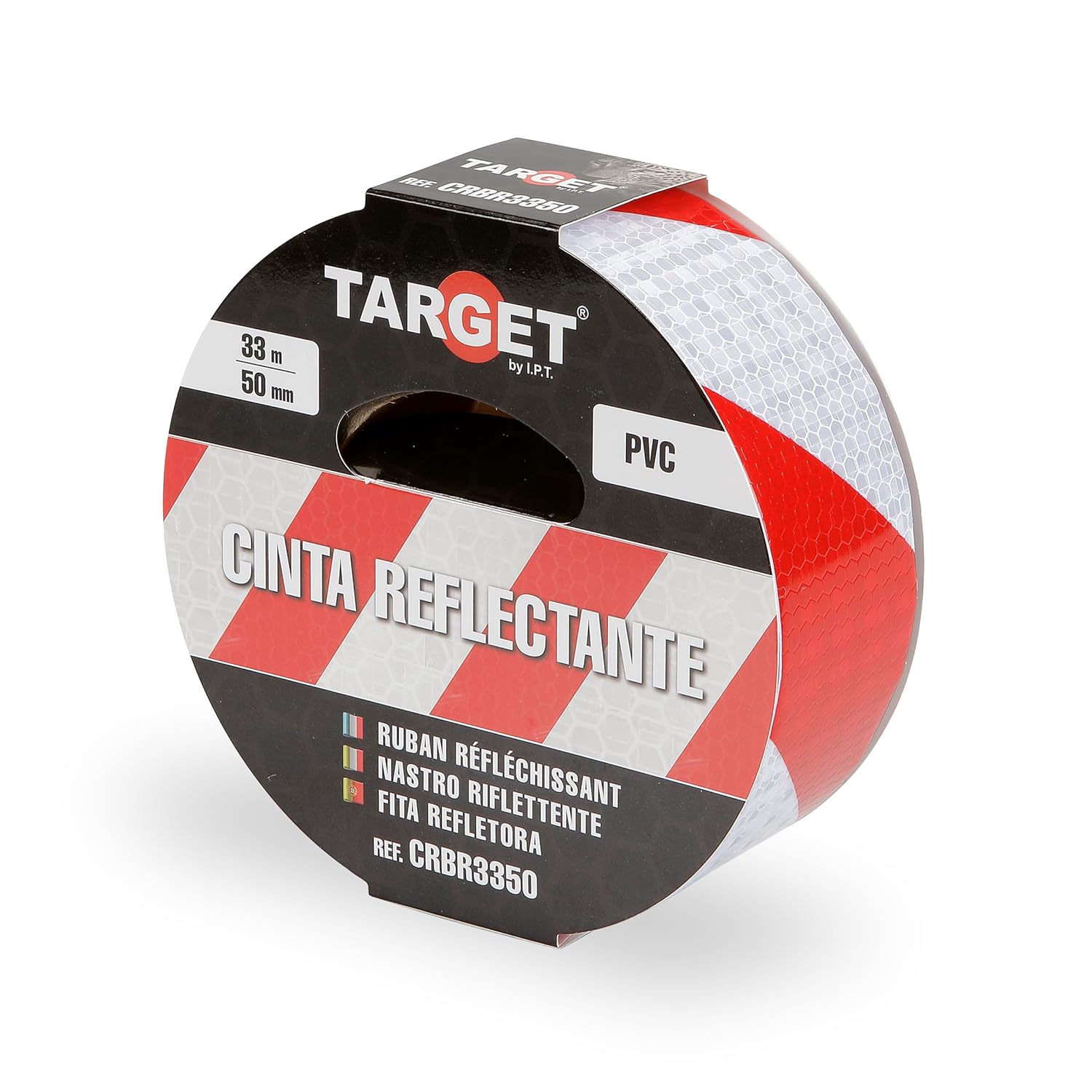 Fita Refletora Vermelha/Branca 33Mx50mm