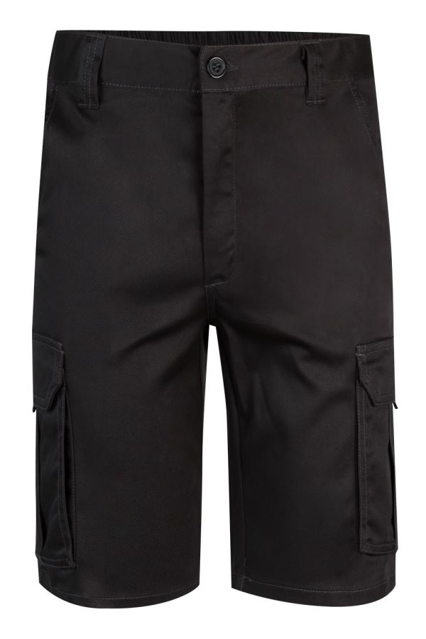Bermudas Stretch Multibolsos Preto
