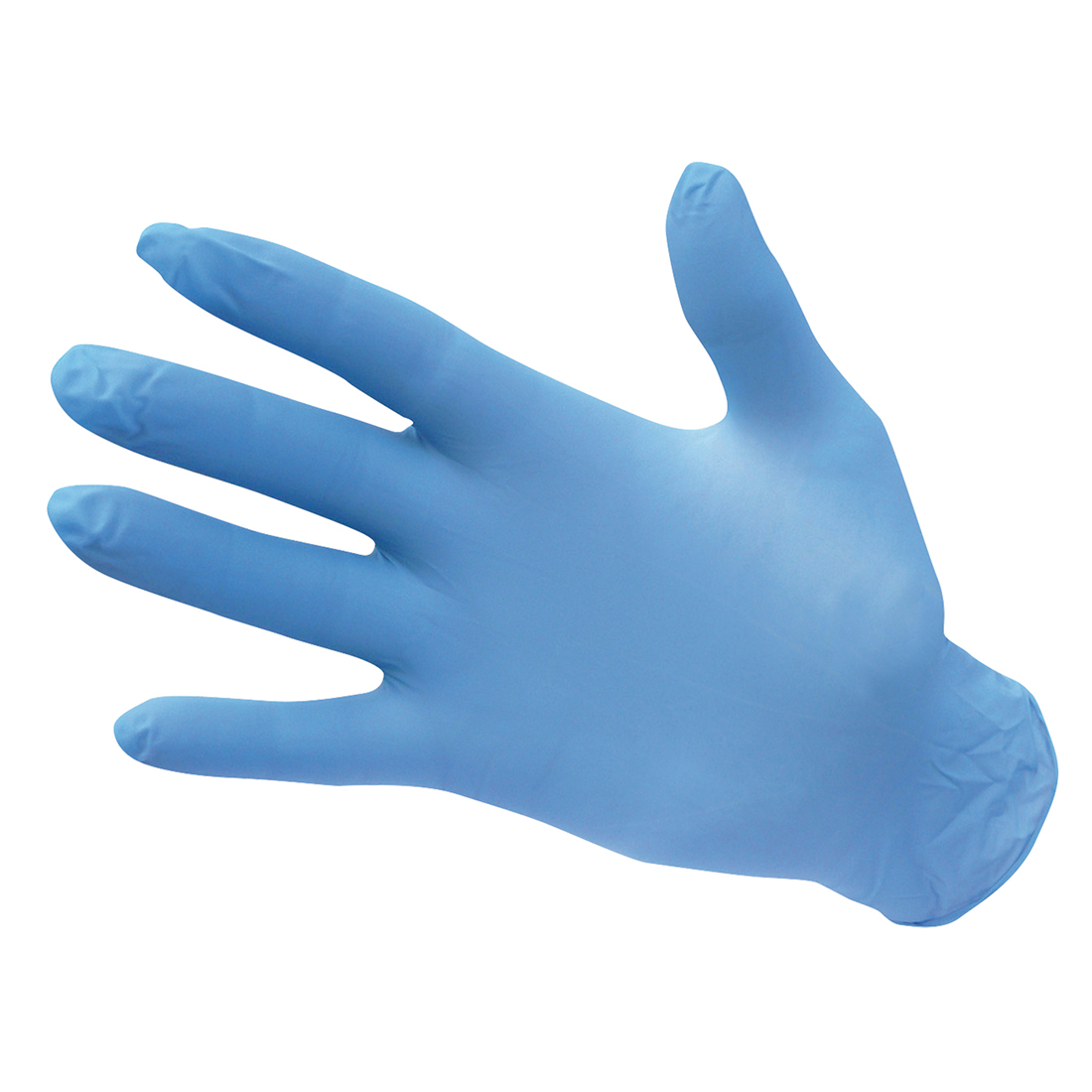 Luvas de nitrilo descartável Azul