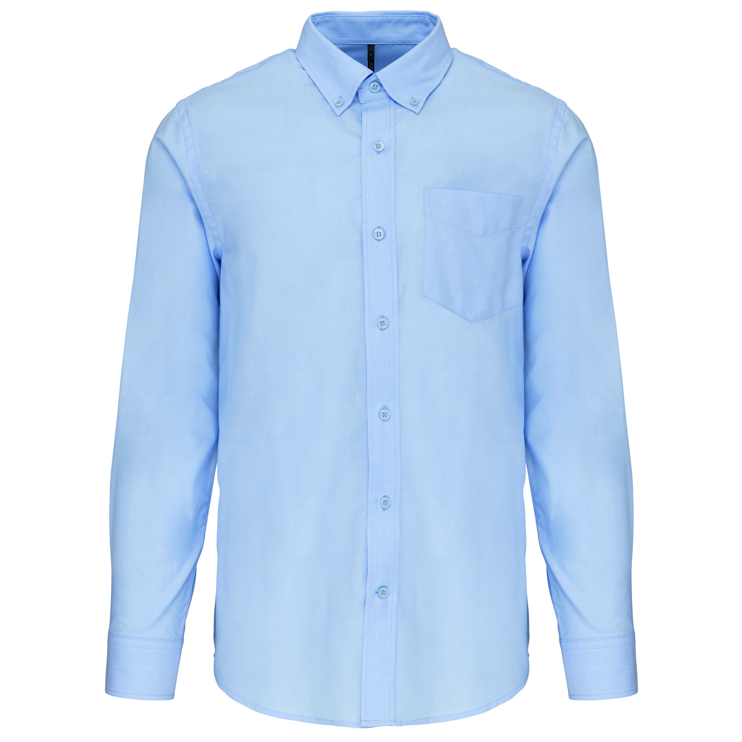 Camisa Manga Comprida em OXFORD Azul Claro