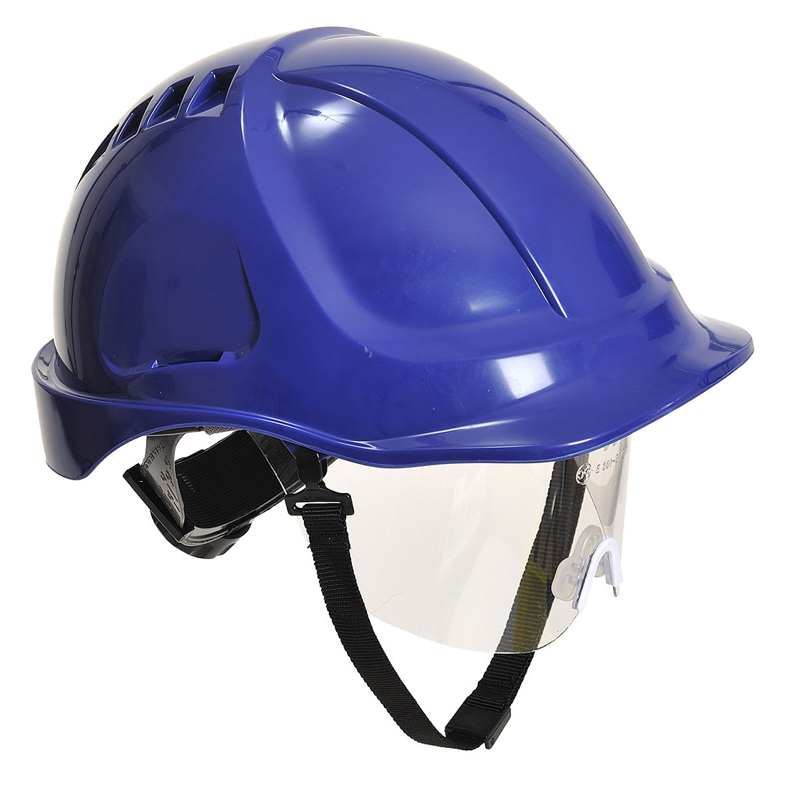Capacete Endurance Pus (MM) com Viseira, Azul