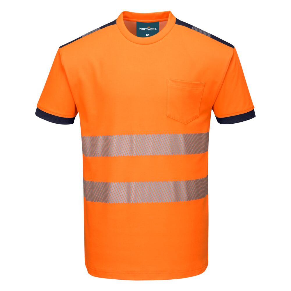 T-Shirt de Alta Visibilidade Vision Cor Laranja