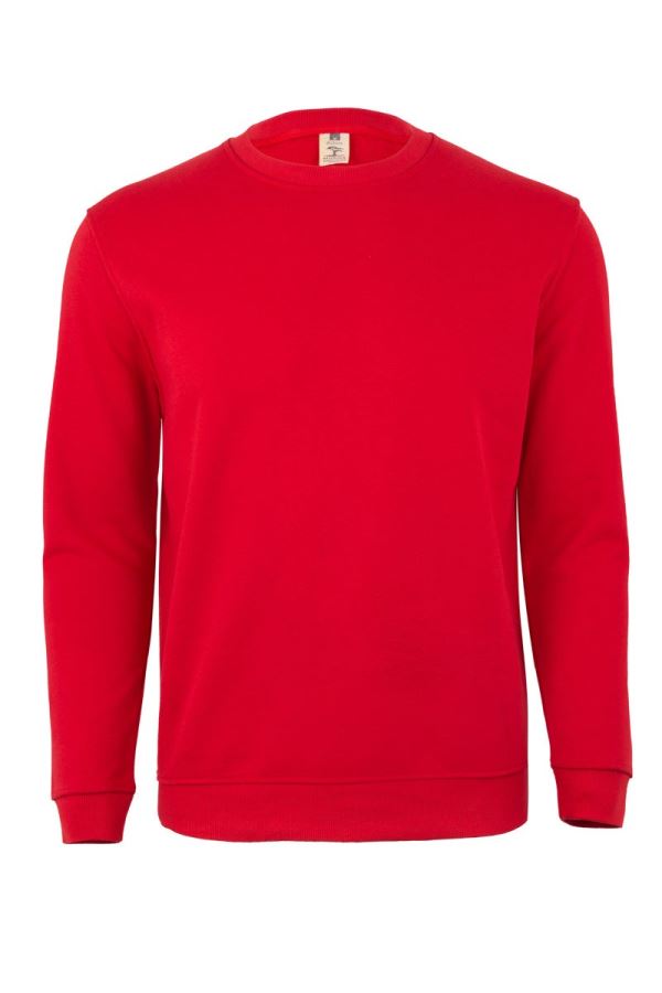 Sweat-Shirt Manga Comprida Vermelha