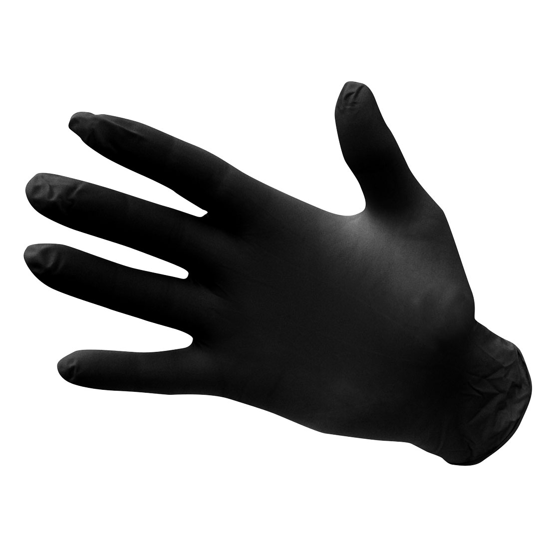 Luvas de nitrilo descartável Preto