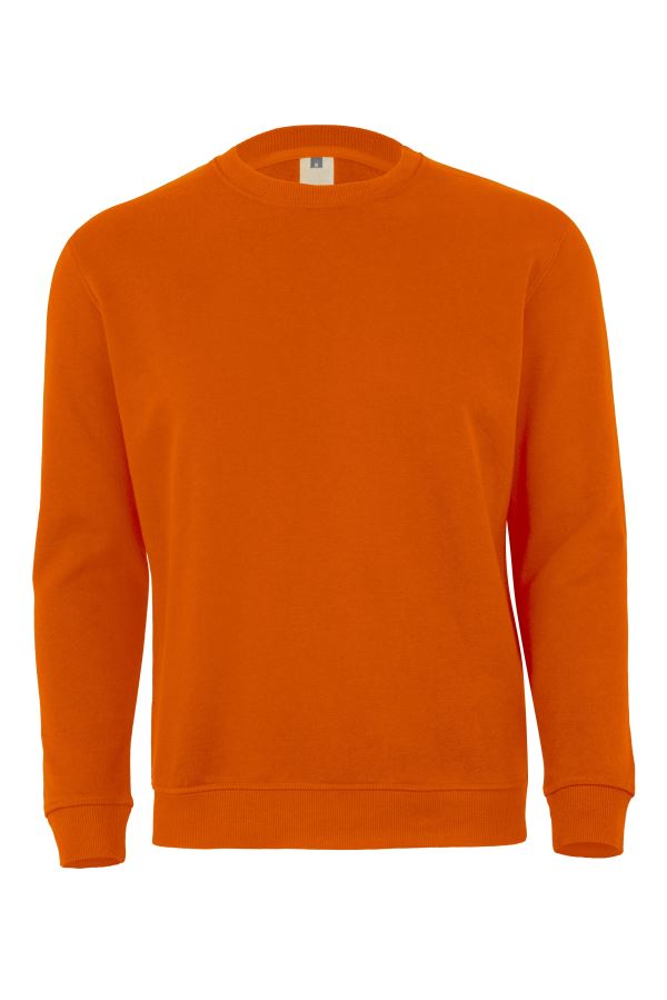 Sweat-Shirt Manga Comprida Laranja