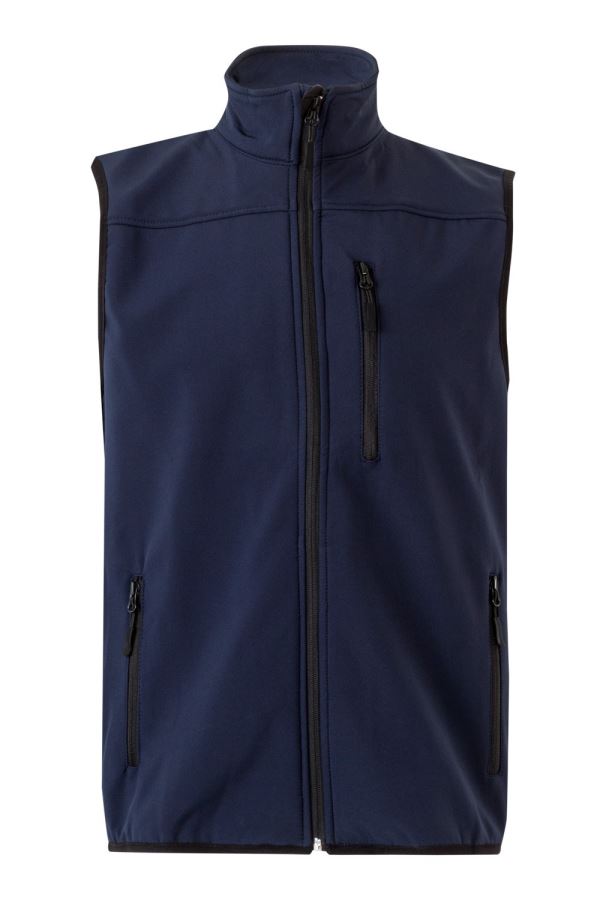 Colete Softshell C/3 Bolsos  Cor Azul Navy 