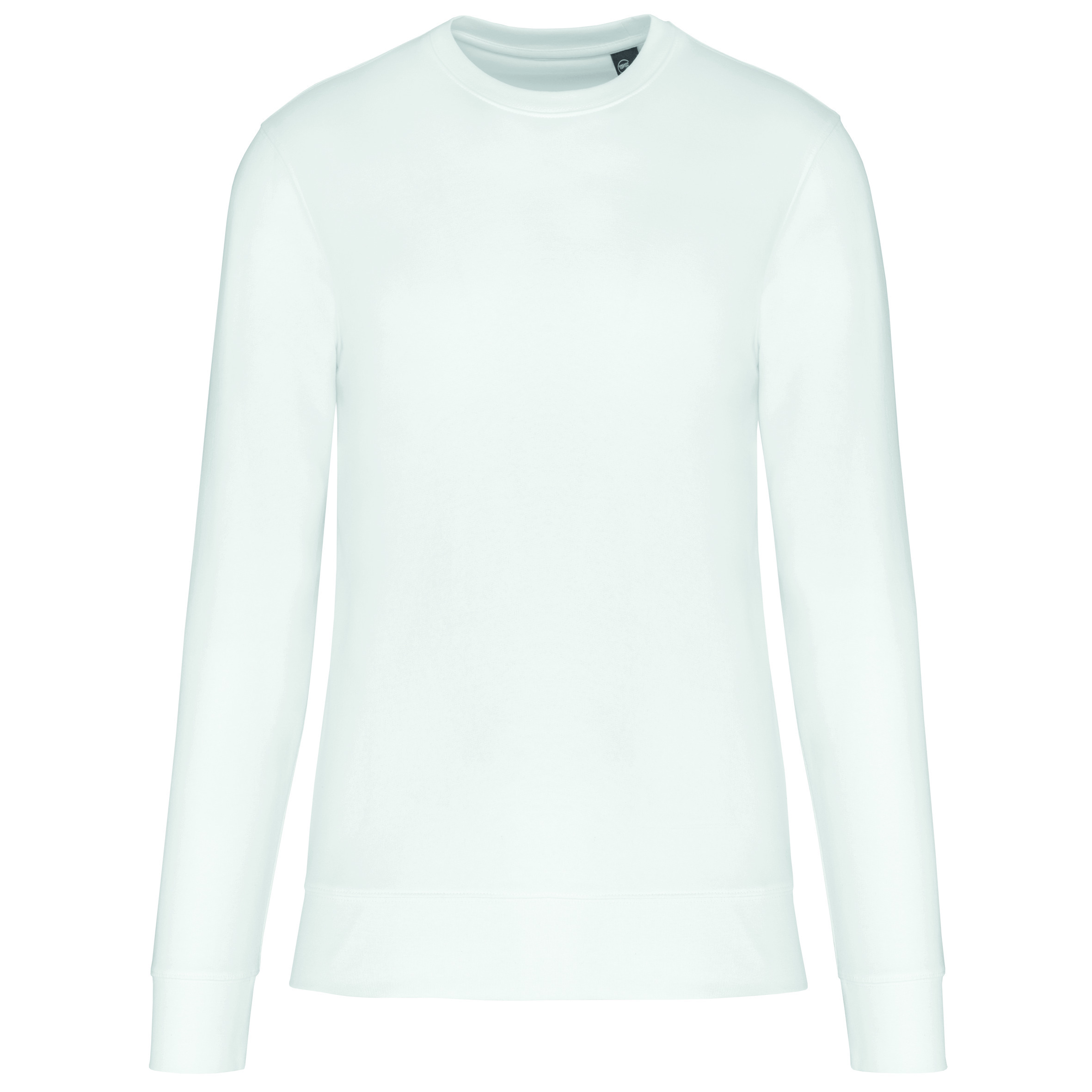 Camisola Sweat-Shirt Manga Comprida Cor Branco